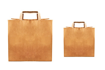 Image showing Paper bag isolated