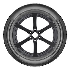 Image showing Car wheel