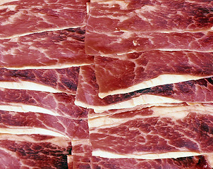 Image showing macro shot of meat background