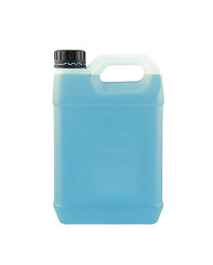 Image showing Blue jerrycan isolated on white