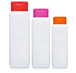 Image showing set of cosmetic bottles 