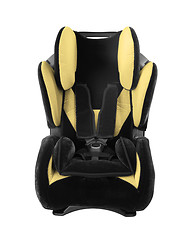 Image showing child's car seat isolated