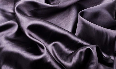 Image showing black satin