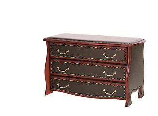 Image showing Chest of Drawers isolated with clipping path