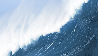 Image showing crashing wave close up