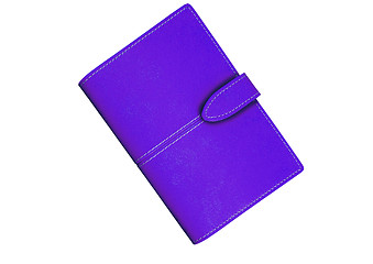 Image showing violet Wallet. On a white background.