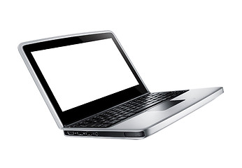 Image showing Modern laptop isolated