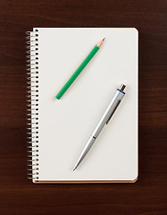 Image showing pen and blank paper