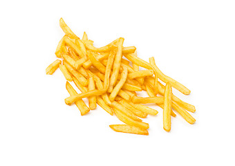 Image showing pile of appetizing french fries