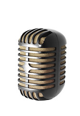 Image showing Vintage microphone isolated