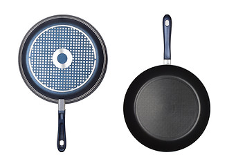 Image showing two frying pan isolated