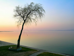 Image showing Sunset Reflection