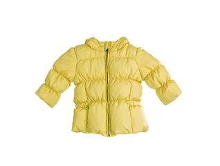 Image showing Bright children's yellow jacket