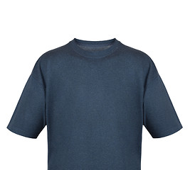 Image showing Blue T-shirt isolated on white background