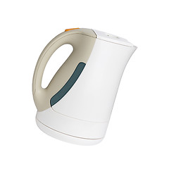 Image showing Electric white kettle