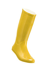 Image showing rubber boot isolated on white background