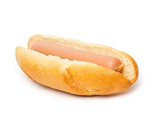 Image showing hot dog isolated on white