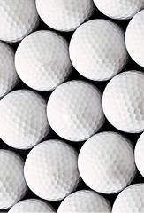 Image showing Background of golf ball