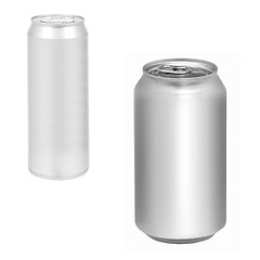 Image showing cans isolated on a white background