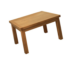 Image showing wooden table