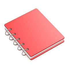 Image showing Red hard cover book