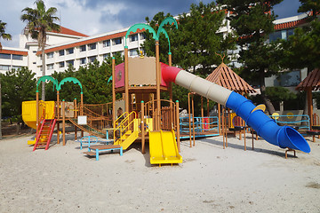 Image showing Colorful children playground