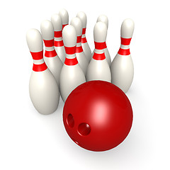 Image showing Bowling pin