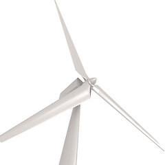 Image showing Isolated wind turbine