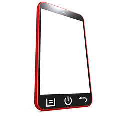 Image showing Red smartphone