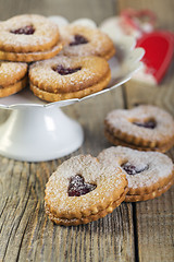 Image showing Cookies with cinnamon in a bowl.
