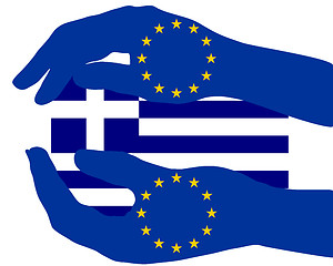 Image showing European support for Greece