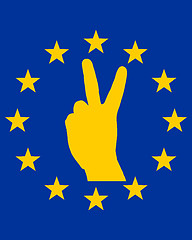 Image showing European finger signal