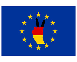 Image showing German hand signal