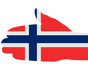 Image showing Norwegian handshake