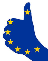 Image showing European finger signal