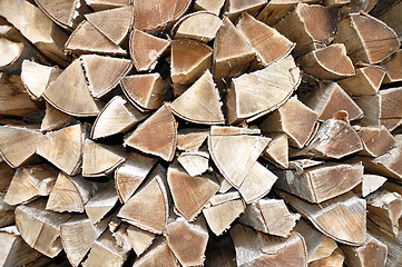Image showing Wood pile