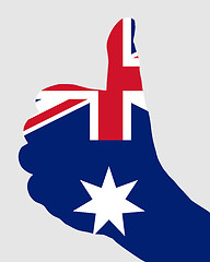 Image showing Australian hand signals