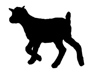 Image showing Kid silhouette