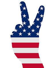 Image showing american finger sign 