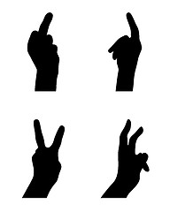 Image showing Hand signs