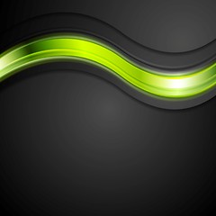 Image showing Bright corporate wavy background