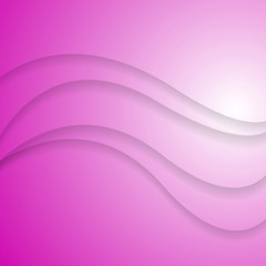 Image showing Abstract pink wavy background
