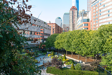Image showing Green space within the concrete jungle