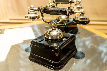 Image showing antique analog telephone