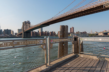 Image showing Brooklyn Bridge New York