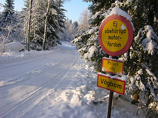 Image showing Road sign