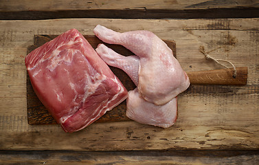 Image showing Fresh raw meat