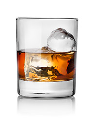 Image showing Whiskey and ice