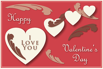 Image showing Valentine's greeting card