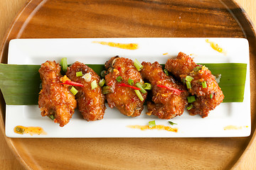Image showing Spicy Thai Chicken Wings